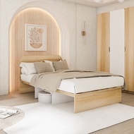 Koncept Furniture เตียง 3.5 ฟุต KC-PLAY รุ่น EMMI สีขาว (110x203x86 ซม.)