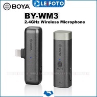 Boya BY-WM3 Wireless microphone for iOS or Android device
