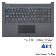 New Keyboard For HP 14-CK 14-CM 14-DG 240 G7 245-G7 246 G7 TPN-I131 TPN-I130 Palmrest With Touchpad 