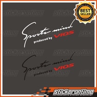 Sport Mind Toyota Vios Car Sticker