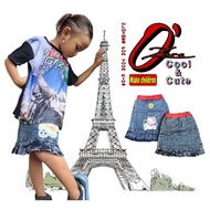 ARABELLA GIRLS' SPAN JEANS SKIRT 1-7 YEARS