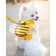 Dog Traction Rope Little Bee Vest Style Dog Chain Dog Walking Cat Walking Rope Small Dog Teddy Pomer