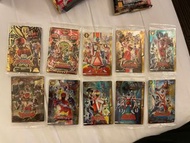 全走 $200 戰隊卡 (20張 ）SSR SR 恐龍 海賊 機界 爆龍 王樣 獸電 轟轟