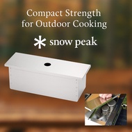 snow peak IGT Stainless Tray 1 Unit or 0.5 Unit Insert for Modular Table Outdoor Kitchen Camp Setup