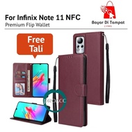 flip wallet INFINIX NOTE 11 NFC flip case casing handphone cover