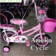 Speda Sepeda Anak Perempuan Evergreen 12 Sepeda Anak Roda Empat Cewek