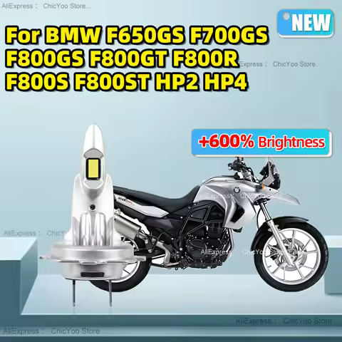 LED Motorcycle Headlight 15000lm Moto Bulbs Wireless 6000K For BMW F650GS F700GS F800GS F800GT F800R
