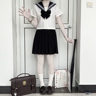 👗จัดส่งทันที👗 เครื่องแบบเจเค ต้นฉบับแท้ หญิง ชุดนักเรียนญี่ปุ่น สูทดำ