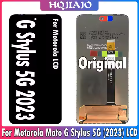 Original For Motorola Moto G Stylus 5G (2023) LCD Touch Screen Digitizer Assembly Replace For Moto G