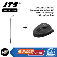 Combo Deal - JTS Gooseneck Microphone GM 5225L + JTS Base set ST 5030