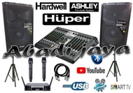 Paket sound system huper js10 mixer ashley selection 12 hardwell