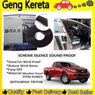(4 Doors) Mitsubishi Triton SCHEME SILENCE (Double D) DIY Air Tight Sound Proof