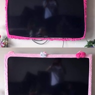 MONITOR TV LACE GARTERIZED HEAD FACE HELLOKITTY DESIGN ANY SIZES 32 INCH