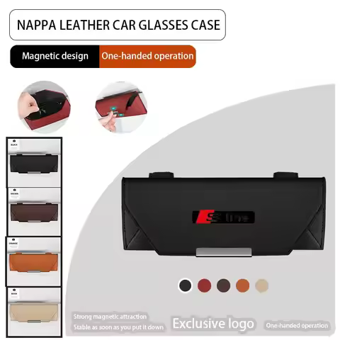 For Audi Sline Logo S Line Logo Q3 Q5 Q7 Q8 A3 A4 A5 A6 A7 A8 Accessories Car Visor Sunglasses Glass