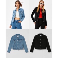 Bershka Denim Jacket Jeans Women