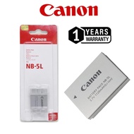【ProCam Battery SG】CANON NB-5L (1120 MAH) RECHARGEABLE LITHIUM-ION BATTERY PACK FOR CANON COMPACT CA