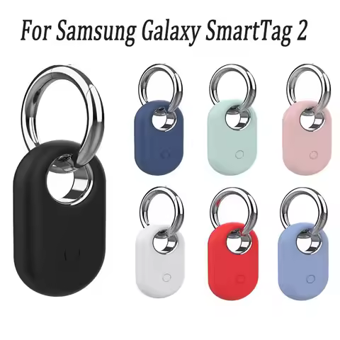 For Samsung Galaxy SmartTag 2 Protective Case Keychain Anti-Scratch,Lanyard Hole for Easy Portabilit