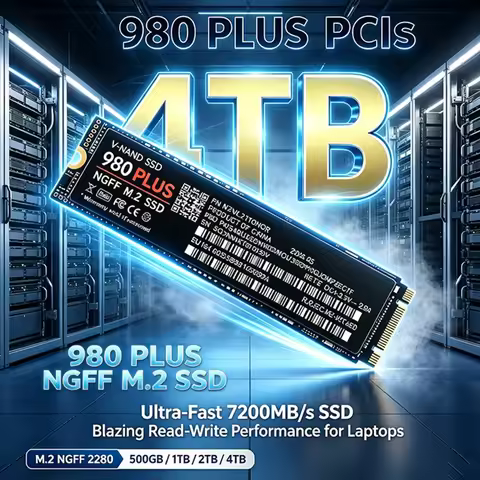 New 980 PLUS M.2 SSD NGFF 500GB 1TB 2TB 4TB SSD M.2 2280 PCIe4.0 SSD Internal Solid State Drive Disk