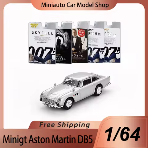 IN STOCK New Minigt 1:64 007 Skyfall Series Aston Martin Db5 Jaguar Xkr Alloy Miniature Diecast Mode