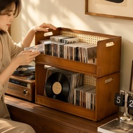 Medieval Style Desktop CD Storage Box CD LP Storage Box Vinyl Record CD Album PS Game CD Storage Rac