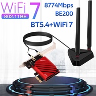 FENVI WI-FI 7 BE200 PCIE WiFi Adapter FV-BE8800 WIfi7 BT5.4 Tri-Band 2.4G/5G/6G Desktop Wireless Net