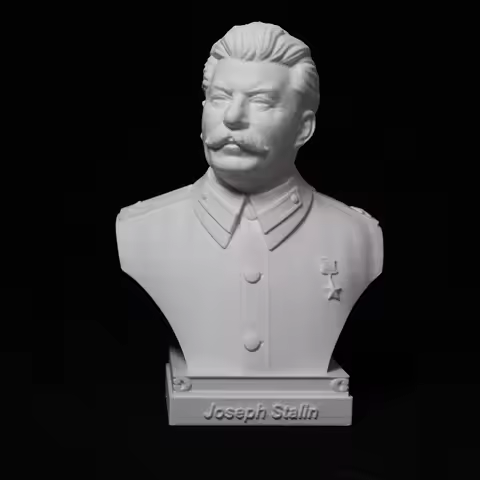 Joseph Stalin Ornaments Statue Hand Model Decoration Bust Crafts Great Man Portrait Desk Desk, 3D Pr