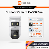 Xiaomi Outdoor Camera CW500 Dual | 4MP 2.5K Ultra Clear | Wi-Fi 6 | IP66 Waterproof | Smart APP Conn