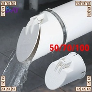 Backflow Valve PVC 2/3/4 Inch Anti Tikus & Serangga Penutup Saluran Air Got dengan Ferrule Stainless
