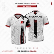 【Free Custom Name and Number】Customizable Esports Jersey EZR Esports V2 White