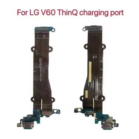 USB Charger Charging Port Board Flex Cable Mic For LG V60 ThinQ 5G V600TM V600AM Charging Connector 