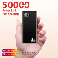 Genuine guarantee50000mAh Power Bank Portable Ultra thin Phone Charger Fast Digital Display Outdoor Travel Powerbank fo