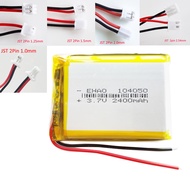 【Free Returns】 3.7V 2400mAh 104050 Li-Polymer Li-Po Rechargeable For Speaker Remote Control PSP Powe