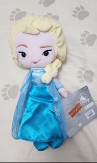 香港正版迪士尼Elsa毛公仔