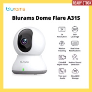 Blurams Dome Flare 2K HD A31s 360° 2.4GHz Indoor Color Night vision Security Camera Wireless CCTV IP