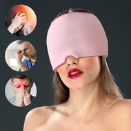1pcs Gel Cold Headache Migraine Relief Cap Head Massager Antistress Head Massager Relax Massage