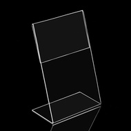 [Stock] A6 Transparent Acrylic Display Stand Desk Display Card Stand 10cmx15cm