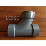 Tee Y 90* Degree PVC Lesso D Tee Y Branch Tee PVC Pipe Connection