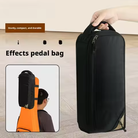 Compatible Carrying Hotone Ampero II Stage, Padded Gig Bag Custom-fit with Handle & Front Pocket