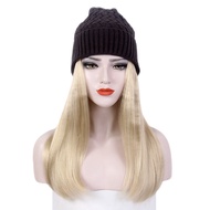 STfantasy Fashion Beanie hat wig with synthetic straight 613 knitted pirate hair for wig