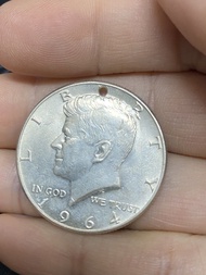 90%silver 📣真💯👍1964年美國半美元硬幣