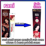 RANI Safa Cone HENNA semir rambut halal asli arab saudi