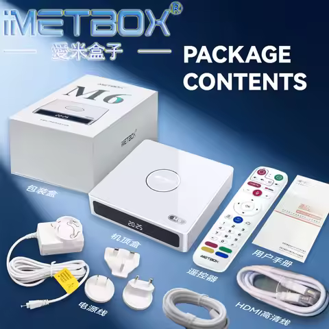 [Genuine]IMETBOX M6 TV Box 4G 64G Android TV Box Best Set Top Box in Korea Japan USA Canada UK Singa