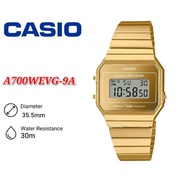 Casio Vintage A700WEVG-9A Gold Stainless Steel Men Watch / Women Watch - A700