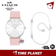 Coach Perry Silver White Women's Watch 14000074