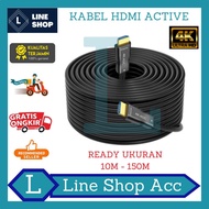HDMI Fiber Optic Cable (FO) HDMI Fiber Optik V2.0 4K AOF UHD 50m 60m 70m80m 90m 100m 120m 150m 200m