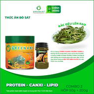 Thức ăn bò sát Iguana Trưởng Thành GREENABC dùng cho Iguana từ 1m trở lên giúp gai bung gù cao dáng