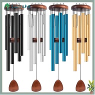 TAMAKO Metal Tubes Windchime, 6 Rods Aluminum Aluminum Wind Chimes,  Large Zen Atmosphere Pendant Wi