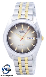 Orient 3 Star SAB0D002U8 Classic Automatic Brown Dial Two Tone Stainless Steel Watch for Men