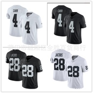 NFL Raiders 4 jersey # Derek Card 28 # Jacobs Jersey rugby