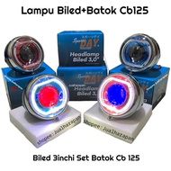 [✅Promo] Lampu Reflektor Depan Biled Cb Set Batok Cb 125 Import